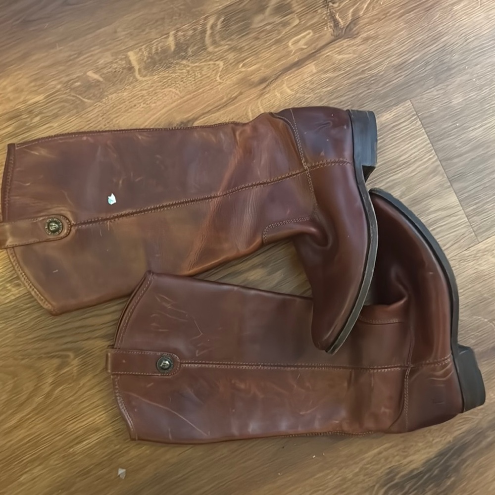 Frye Womens Brown Leather Boots